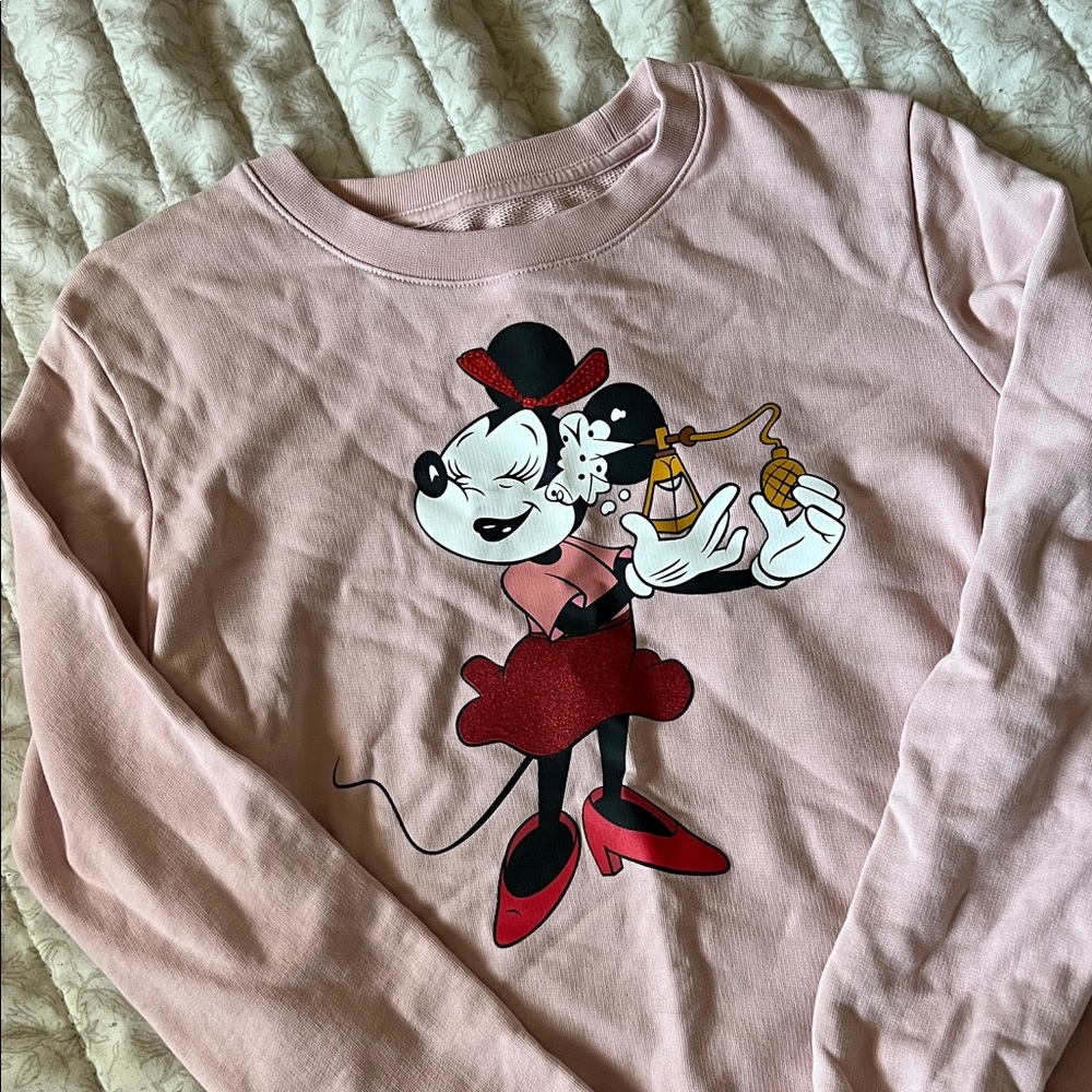 kate spade, Pink Minnie Mouse Sweatshirt